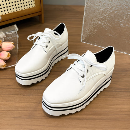 Samantha - Nowoczesne sneakersy na platformie z grubą podeszwą dla kobiet