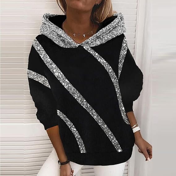 Isabel | Bluza damska z cekinami