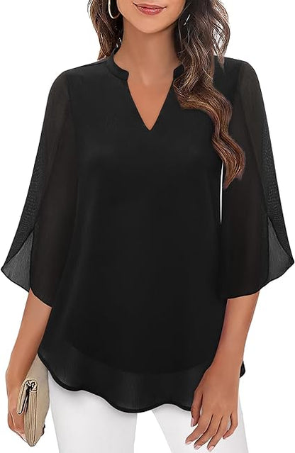 Frideswide | Damska bluzka z długim rękawem