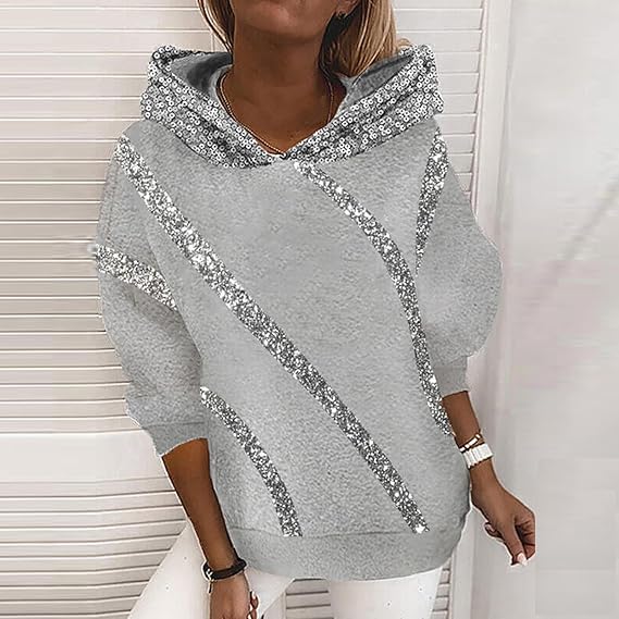 Isabel | Bluza damska z cekinami