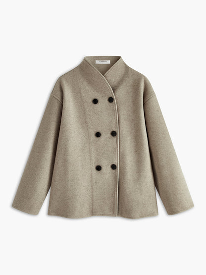 Bailey | Oversized damski płaszcz koszulowy