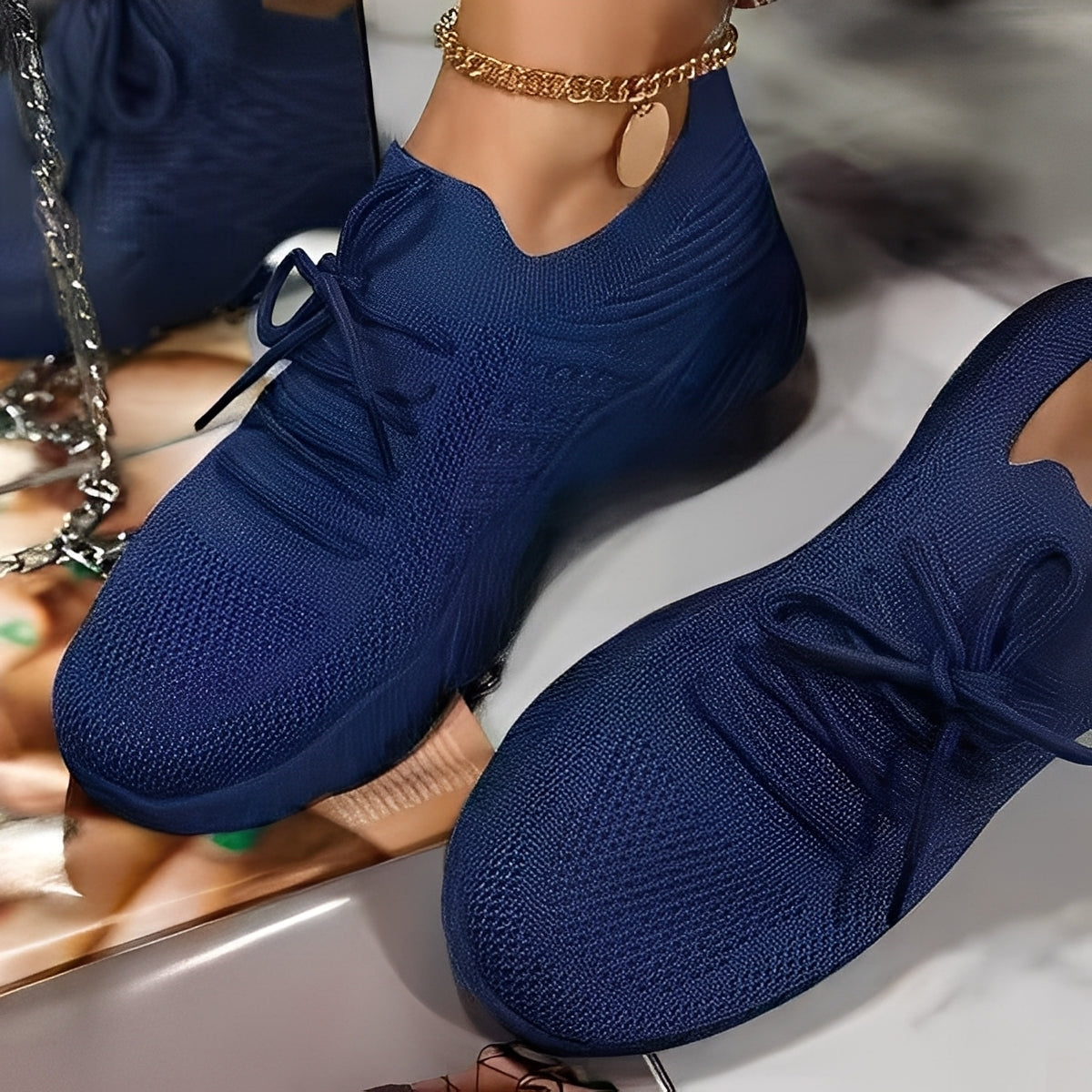 Karolyn - Damskie buty ortopedyczne z siatki