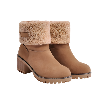 Maja | Ciepłe zamszowe buty damskie
