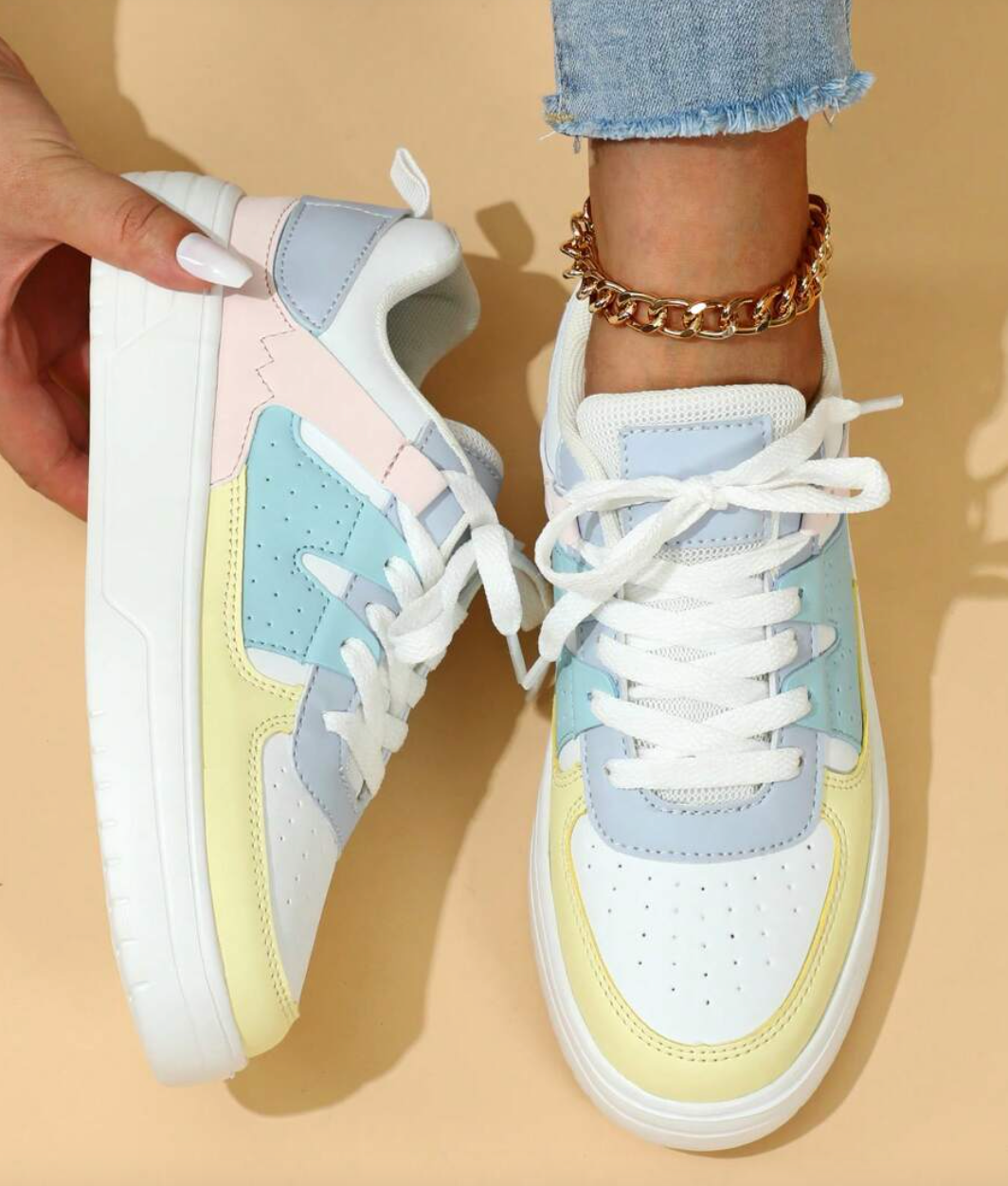 Ewa | Sneakersy damskie z nowoczesnym designem i miękką podeszwą