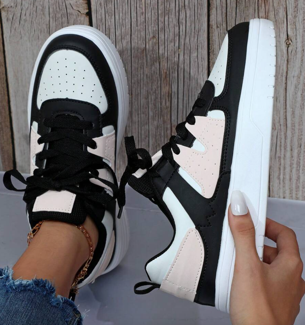 Ewa | Sneakersy damskie z nowoczesnym designem i miękką podeszwą