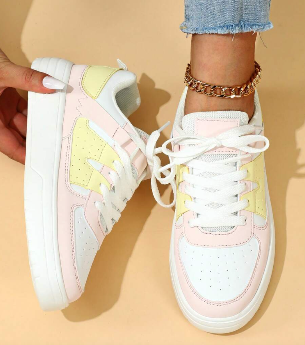 Ewa | Sneakersy damskie z nowoczesnym designem i miękką podeszwą