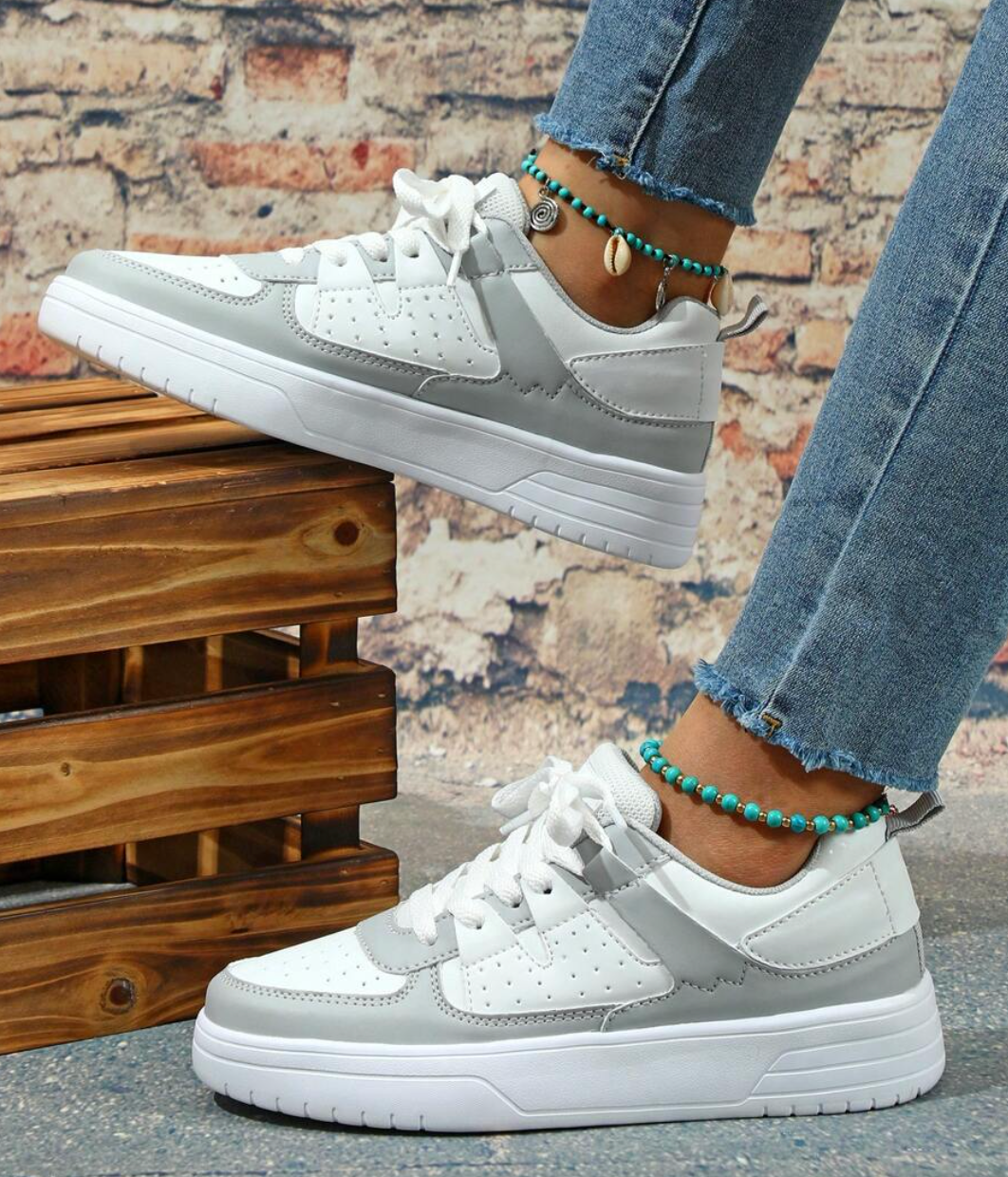 Ewa | Sneakersy damskie z nowoczesnym designem i miękką podeszwą