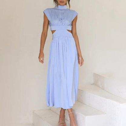 Agata | Sukienka damska | Elegancka letnia sukienka halter na wesele