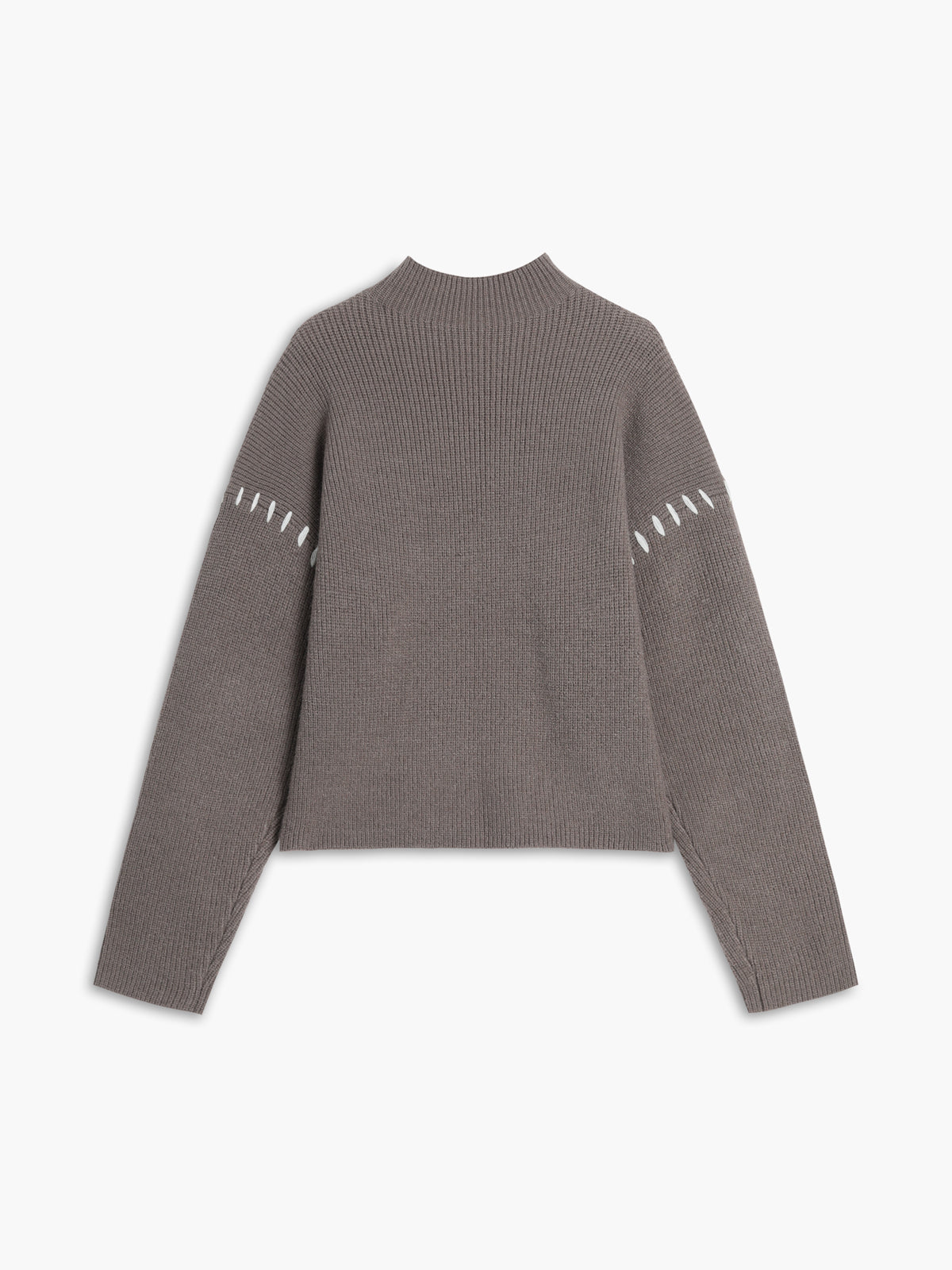 Viola – Duży sweter z wysokim kołnierzem