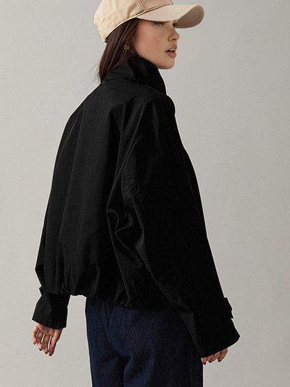 Sarah | Płaszcz damski typu trench vintage, luźny fason