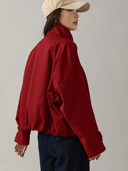 Sarah | Płaszcz damski typu trench vintage, luźny fason