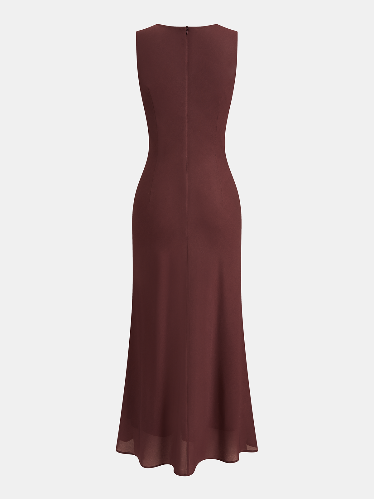 Karrie | Sukienka maxi bez rękawów w kwiatowy print, lekki fason