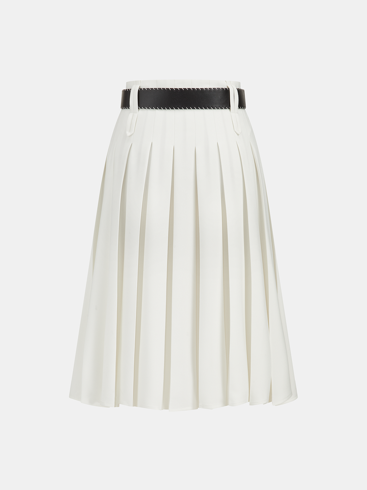 Tigerlily | Spódnica midi plisowana z paskiem w talii, elegancki fason