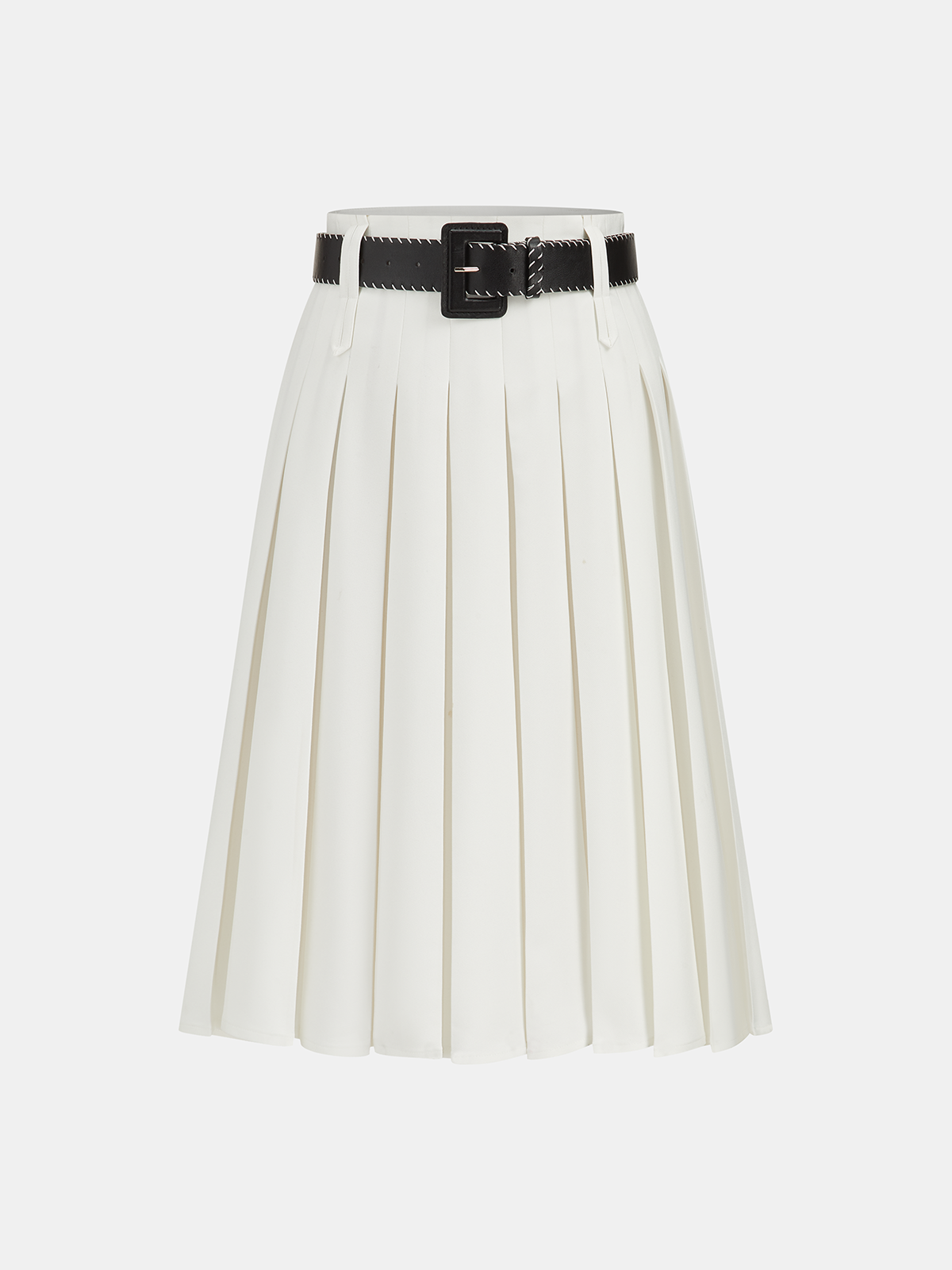 Tigerlily | Spódnica midi plisowana z paskiem w talii, elegancki fason