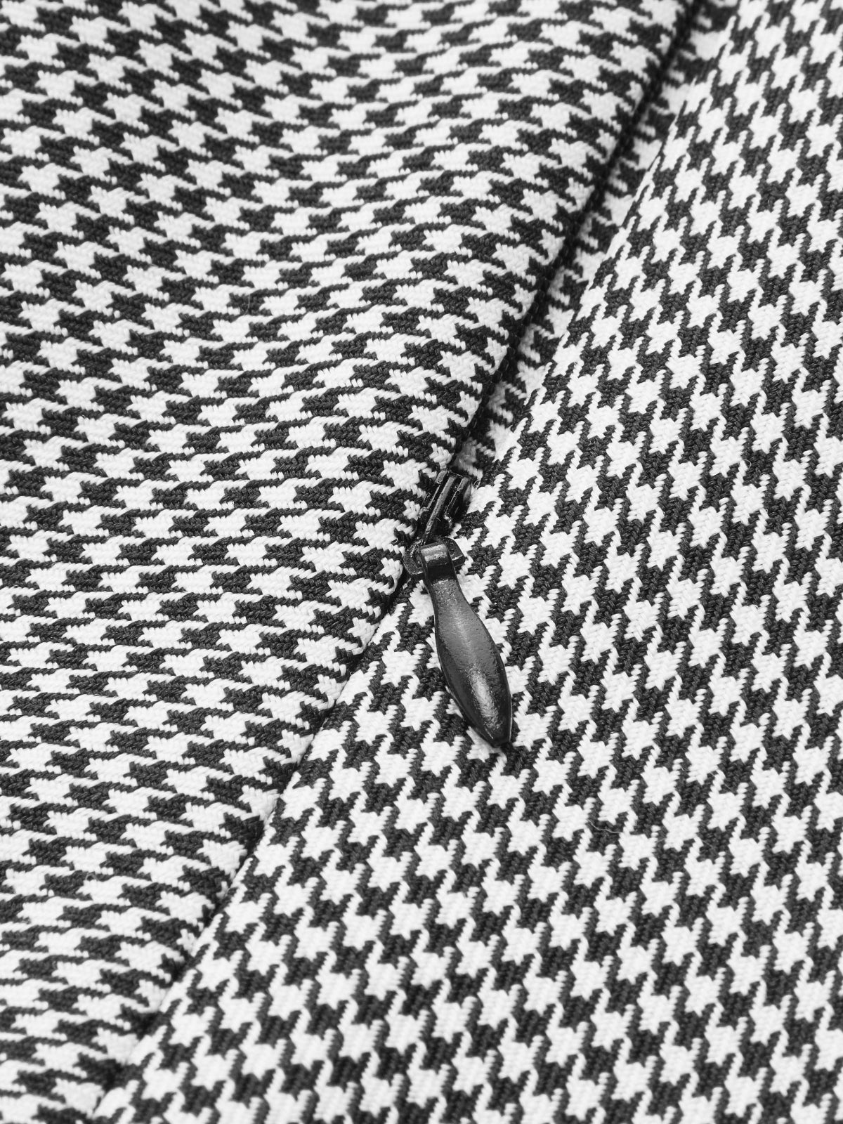Janelle | Sukienka mini bez rękawów w kratkę gingham z koronkowym wykończeniem