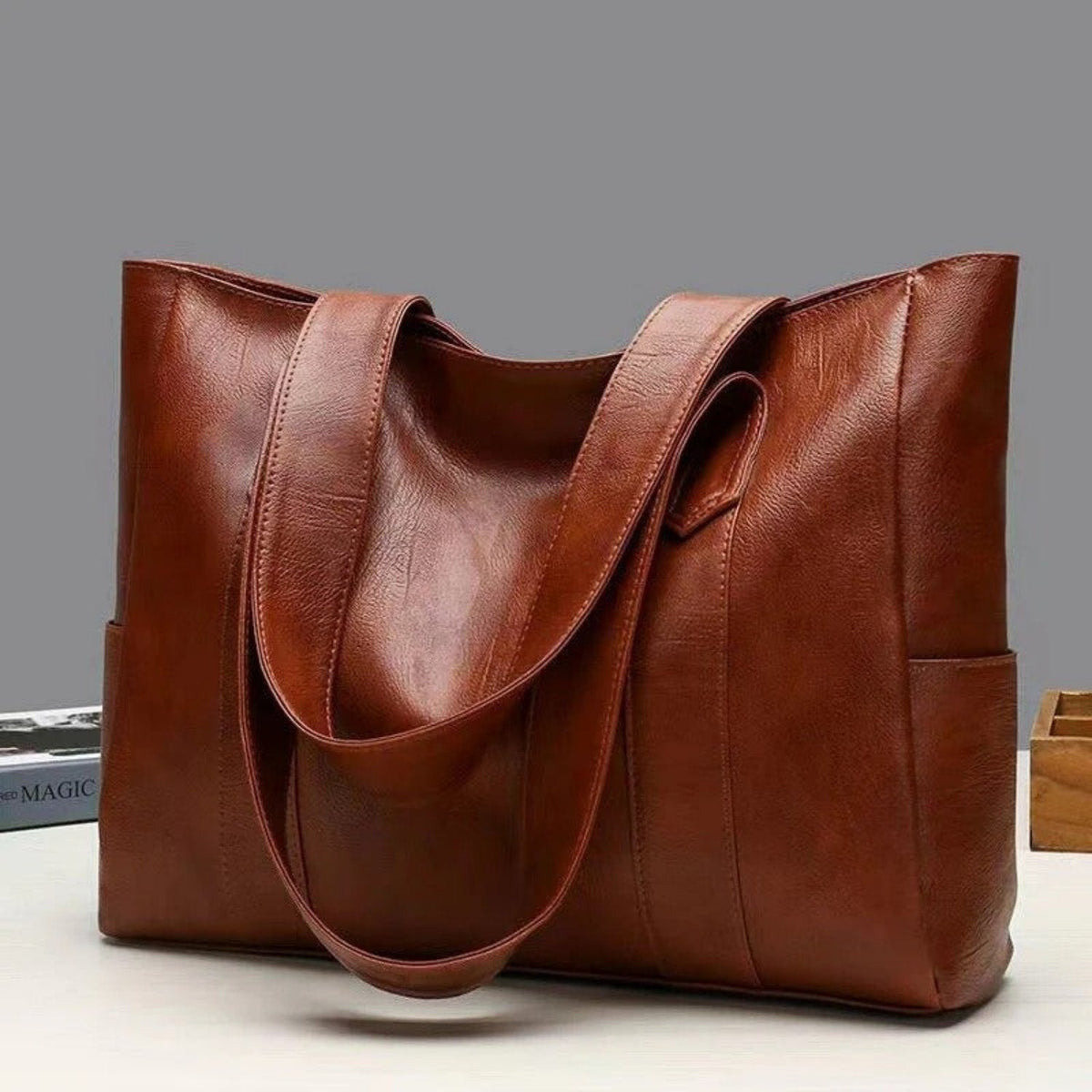 Ola - Damska Tote Bag - Przestronna w Stylu Vintage Pasek na ramię
