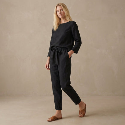 Jamie | Komplet damski loungewear z luźnym topem i spodniami