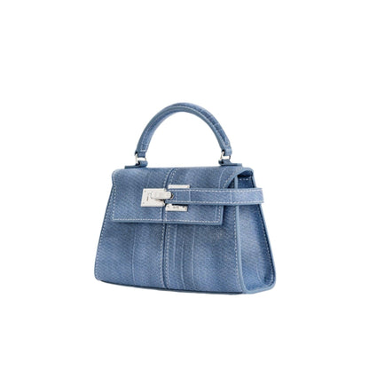 Carson | Torebka damska mini z rączką i zapięciem elegancka stylowa