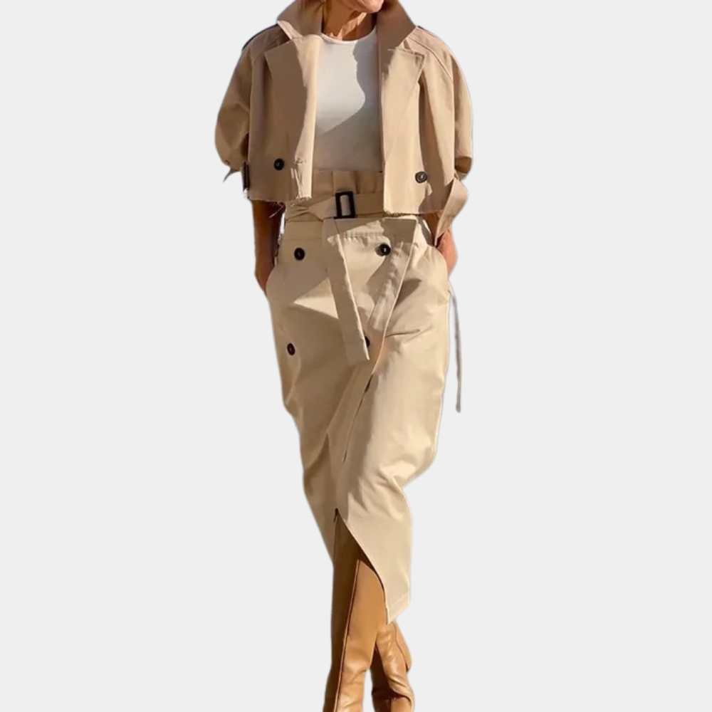 Francine - Ponadczasowy Styl Trencza – Stylowy i Funkcjonalny