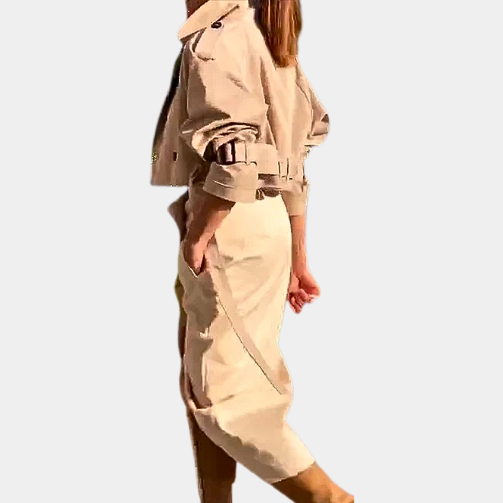 Francine - Ponadczasowy Styl Trencza – Stylowy i Funkcjonalny
