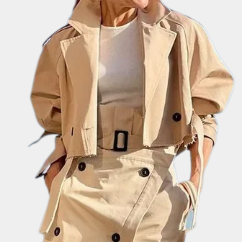 Francine - Ponadczasowy Styl Trencza – Stylowy i Funkcjonalny