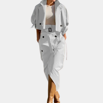 Francine - Ponadczasowy Styl Trencza – Stylowy i Funkcjonalny