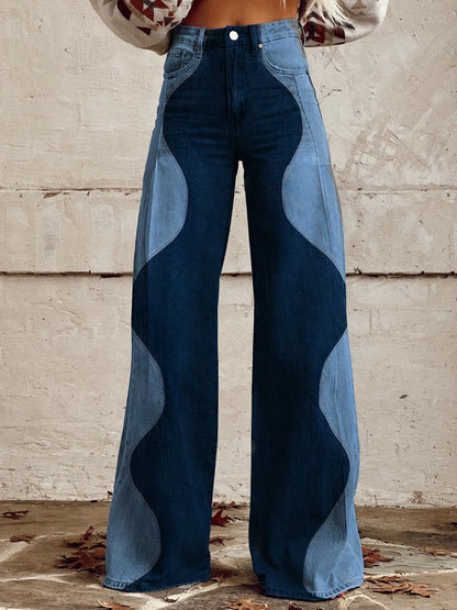 Karlee | spodnie damskie wide-leg w stylu vintage, rozszerzane i wygodne