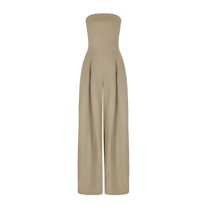Shelley | Kombinezon damski bez rękawów elegancki minimalistyczny