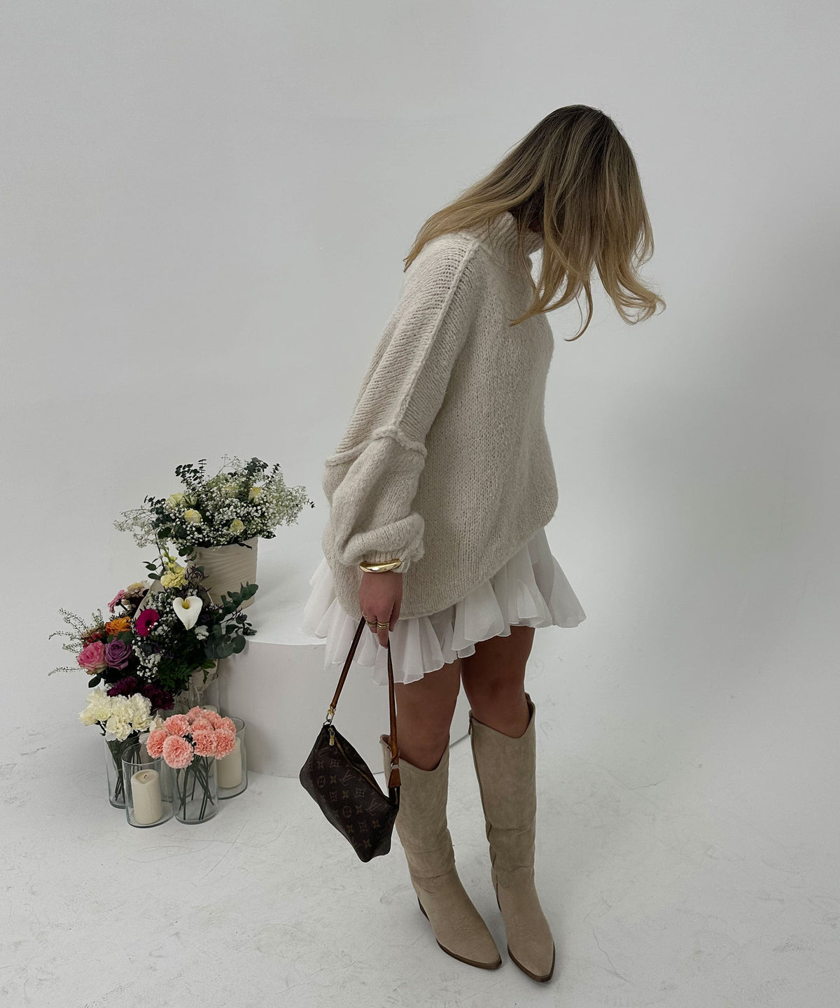 Luvira | Oversize’owy damski sweter z miękkiej dzianiny