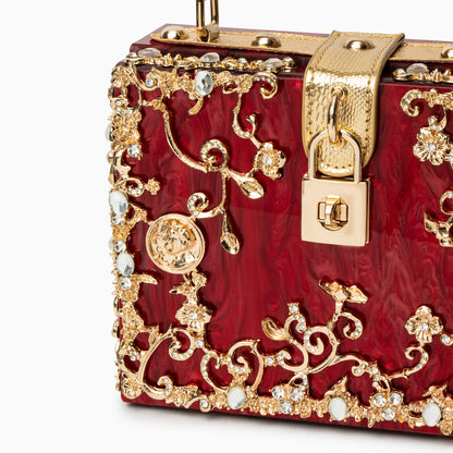 Petula | Torebka damska luksusowa mini z kryształkami elegancka