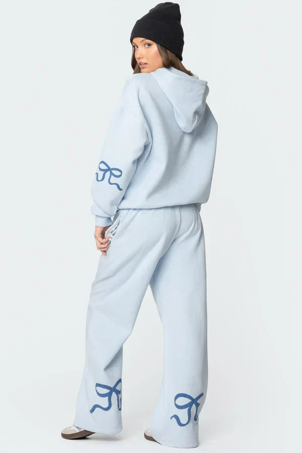 Delilah I Loungewear Niezbędny zestaw oversize'owej bluzy z kapturem i spodni