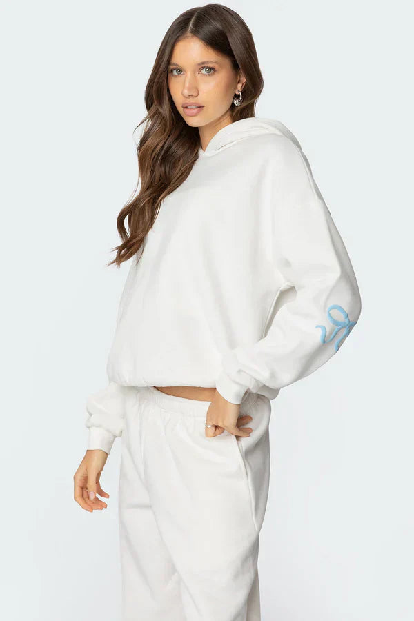 Delilah I Loungewear Niezbędny zestaw oversize'owej bluzy z kapturem i spodni