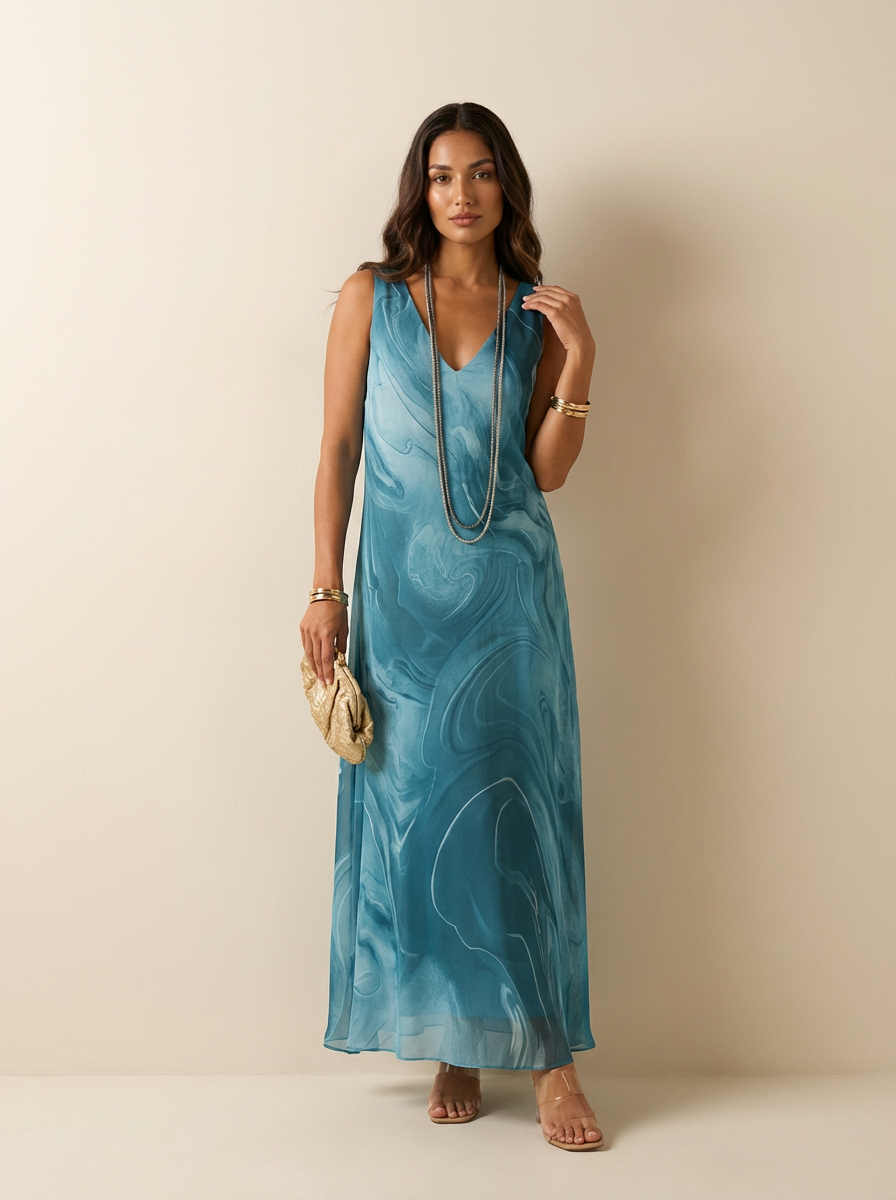 Helena | elegancka sukienka maxi damska, stylowa i kobieca