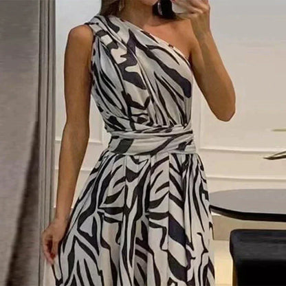 Filomena | Modna damska sukienka z nadrukiem, stylowy i kobiecy fason