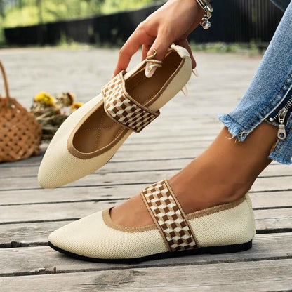 Susanna | Damskie płaskie buty z paskiem, wygodne i stylowe
