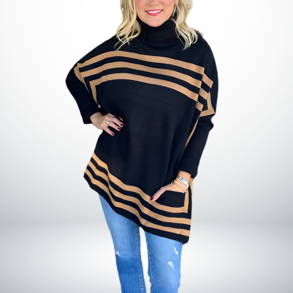 Kim | Damski wygodny sweter casualowy na co dzień