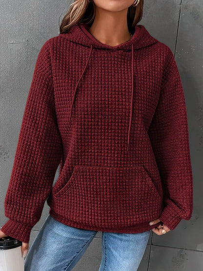 Kasey – wygodna damska bluza z kapturem – zima