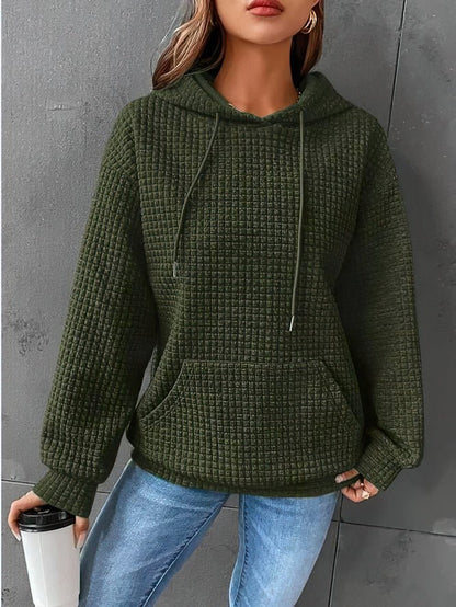 Kasey – wygodna damska bluza z kapturem – zima
