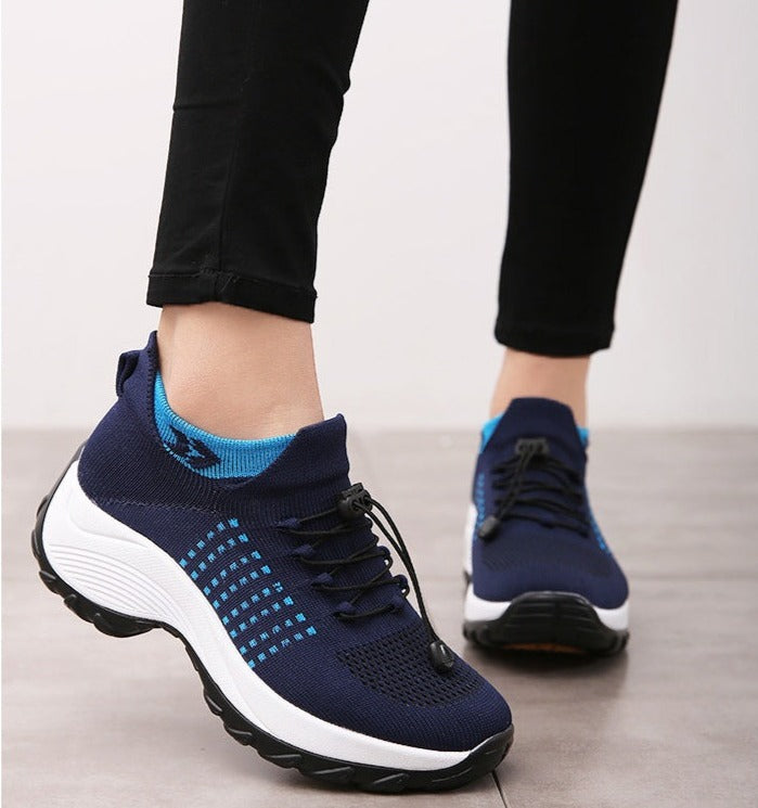 Julia - Damska Ortopedyczne Sneakersy | Szerokie Dopasowanie