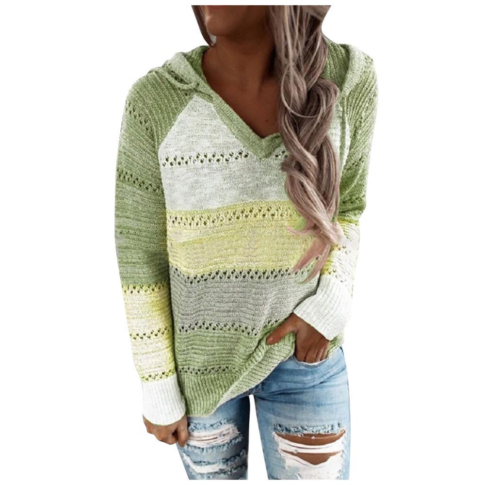 Aveline - Damski Sweter z Kapturem w Stylu Boho