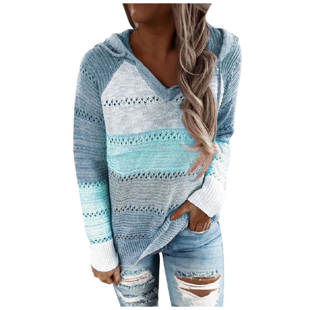 Aveline - Damski Sweter z Kapturem w Stylu Boho