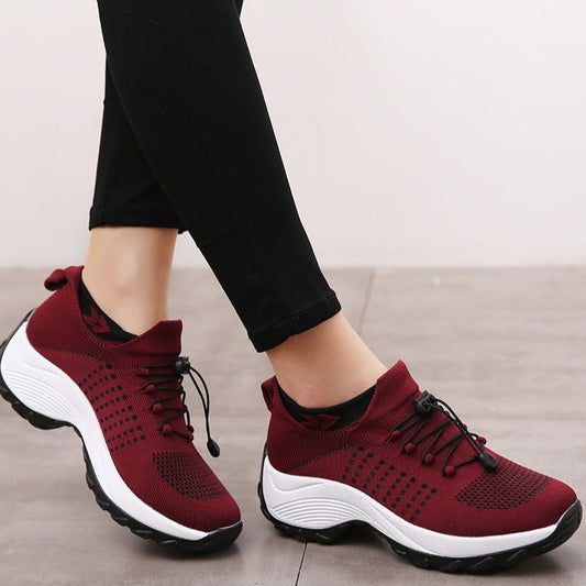 Julia - Damska Ortopedyczne Sneakersy | Szerokie Dopasowanie