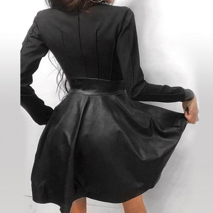 Seraphine - Sukienka Damska z Zamkiem w Stylu Gotyckim | Elegancka Sukienka Wieczorowa