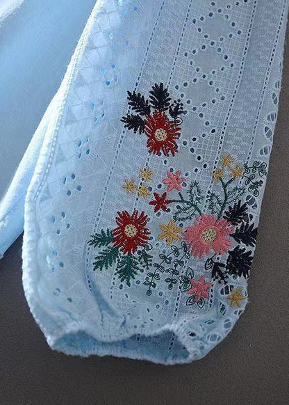 Lacey | bluzka damska z haftowanej koronki z patchworkowym wykończeniem