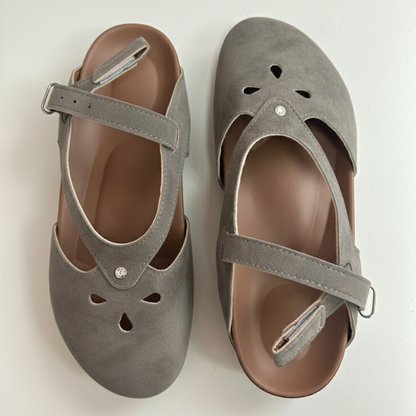 Joan | Sandały damskie z zabudowanym noskiem typu slingback, eleganckie i wygodne