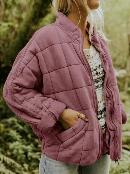 Ania | Damska Zimowa Pikowana Kurtka | Luźny Krój