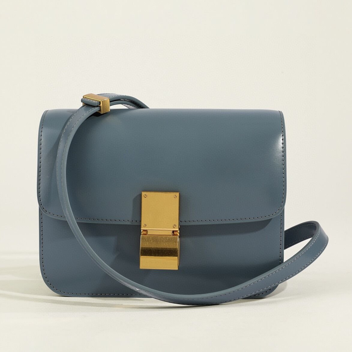 Blanche | Torebka damska skórzana na ramię minimalistyczna elegancka klasyczna