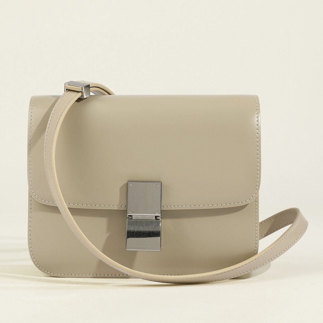 Blanche | Torebka damska skórzana na ramię minimalistyczna elegancka klasyczna