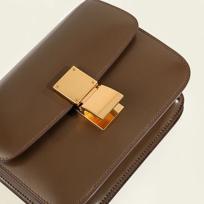 Blanche | Torebka damska skórzana na ramię minimalistyczna elegancka klasyczna