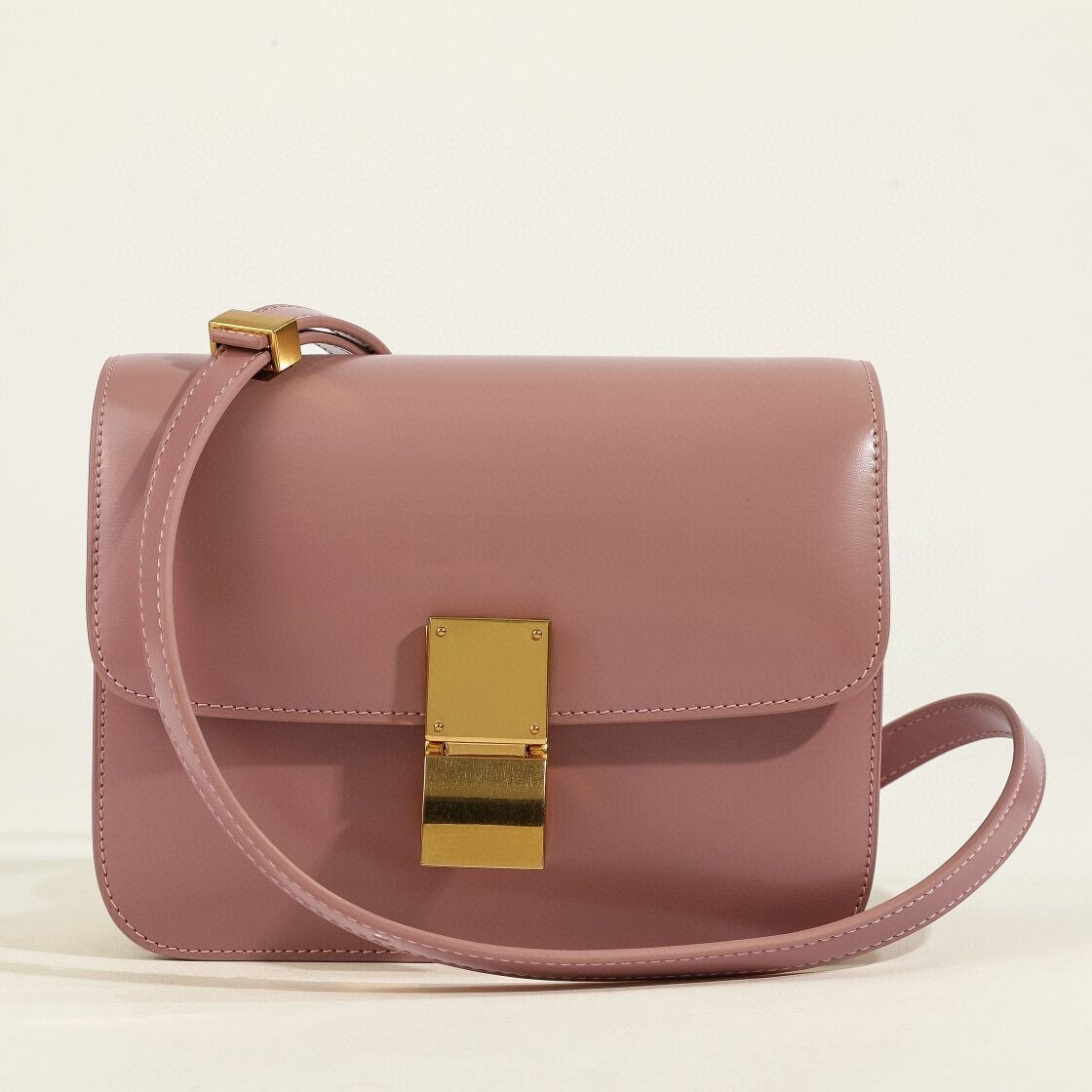 Blanche | Torebka damska skórzana na ramię minimalistyczna elegancka klasyczna